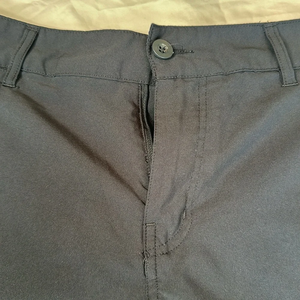 OP Flex 4 way stretch BLACK Flat Front Casual Shorts LIGHTWEIGHT and breathable